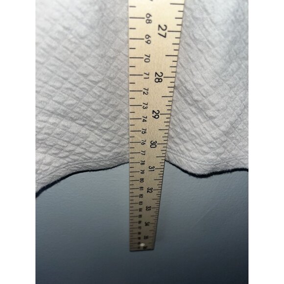 Pure Jill Women's Quilted Long Sleeve Top, Medium, Light Gray - Picture 3 of 7